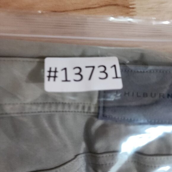 J. Hilburn Pants Mens 40x26 SLL Green Stretch Mid Rise Slim Fit *Read* - Picture 16 of 16